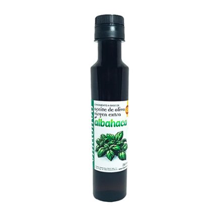 AOVE molturado con Albahaca - Agrumato de Albahaca 250 mL
