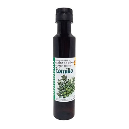 Aceite de oliva virgen extra con tomillo 250 mL
